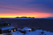 Sunset at Palmer Station Antarctica